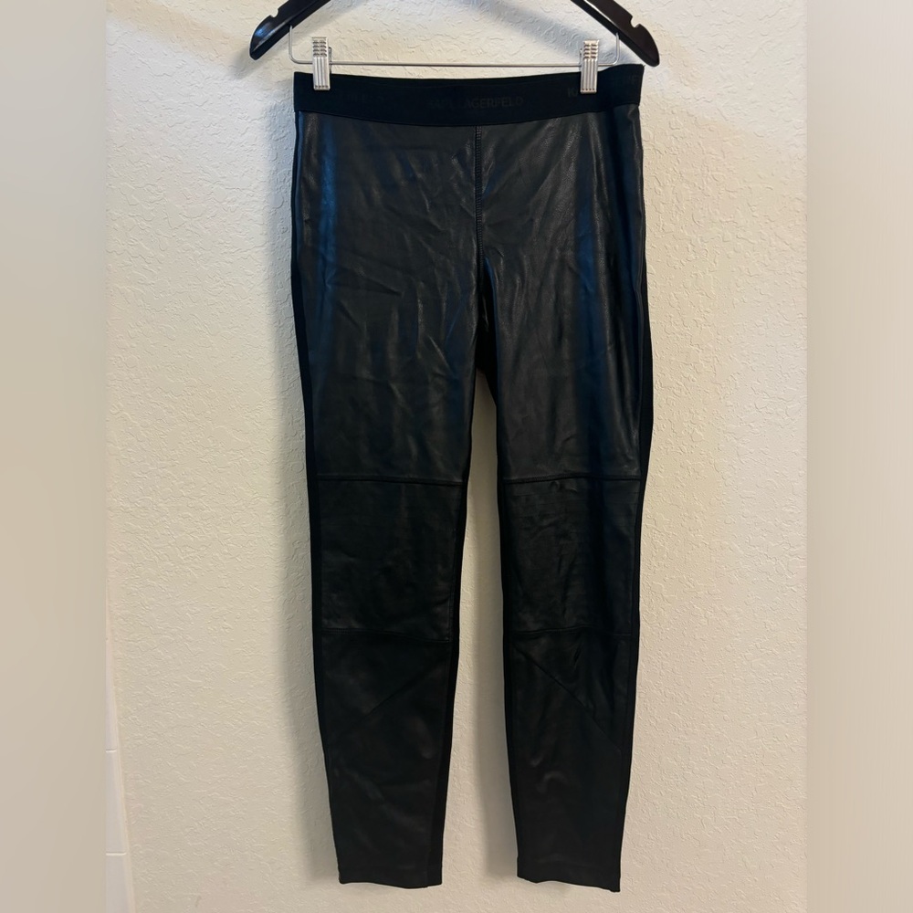 KARL LAGERFELD - Black Leggings - Size S